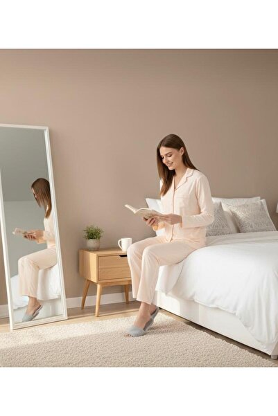 İpek Kadın Uzun Kol Önden Düğmeli Pijama Takımı