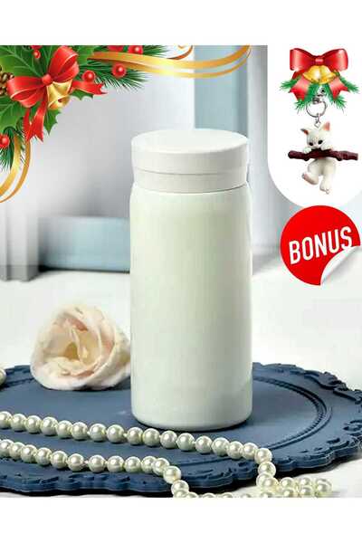 Genel Markalar Mini Termos Paslanmaz Çelik Su Termos, Sıcak Ve Soğuk İçecekler İçin Vakum Termos 200 ml