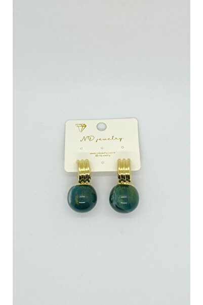 ndjewelry أقراط كوزميك جرين ديليبل