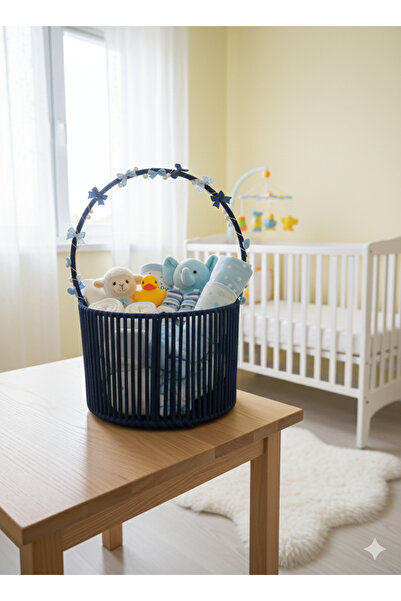 CASA NESTİ Daire Bebek kırk uçurma sepeti ahşap değil metal kırk çıkarma akse...