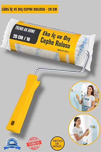 OSKAR FIRÇA RULO BOYA FIRÇASI 20 CM (İÇ VE DIŞ CEPHE DUVAR TAVAN VERNİK , BOYA VB.) KULLANIM