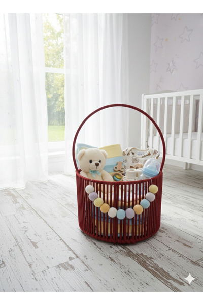 CASA NESTİ Daire Bebek kırk uçurma sepeti ahşap değil metal kırk çıkarma akse...