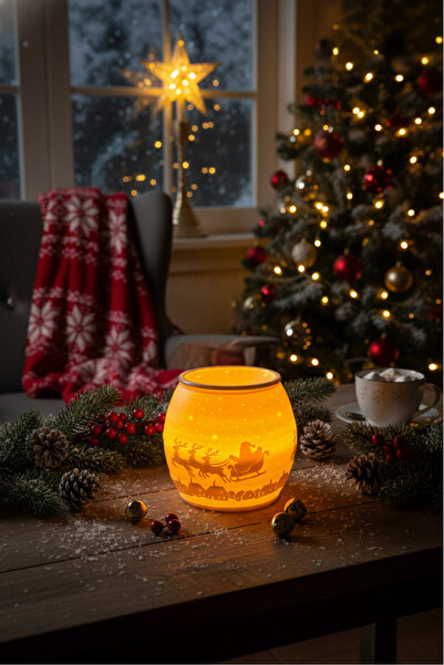 Filamentim حامل شموع تيل لايت على شكل غزال سانتا كلوز لعيد الميلاد رقم 2113 (...