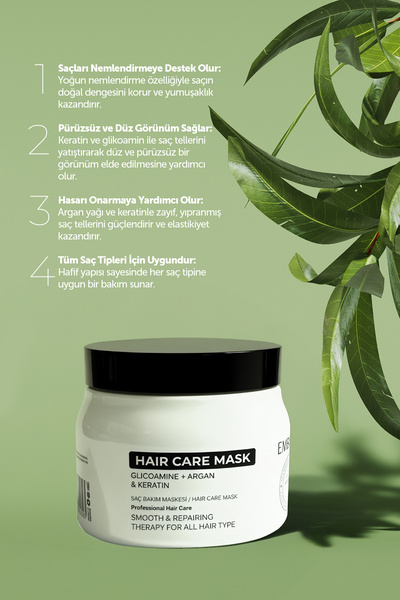 Embeauty Besleyici Onarıcı Keratin Etkili Yoğun Saç Bakım Maskesi 500 ml