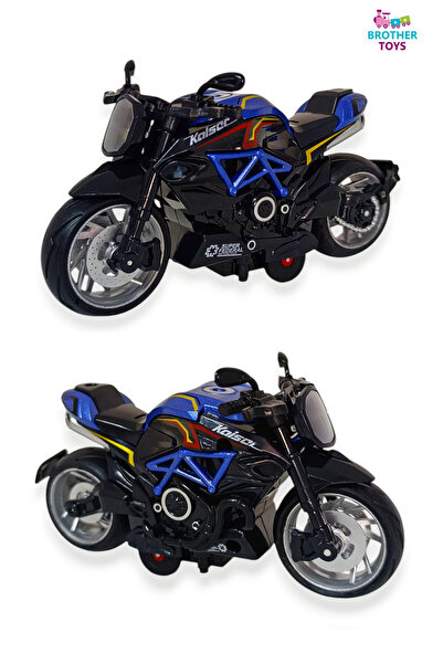 Brother Toys Benelli TNT 300 Farı Yanabilen Motor Müzikli Metal Oyuncak Motos...