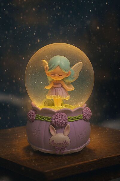 nesnelgift Müzikli Işıklı Orta Boy Kar Küresi Y35