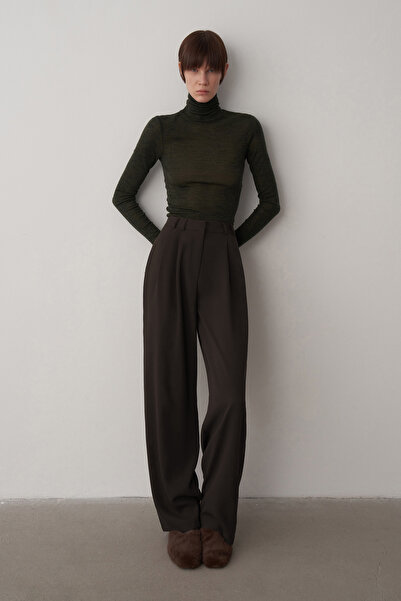 Mathilda By Çiğdem Bilici Acı Kahve Private Edition Palazzo Pantolon