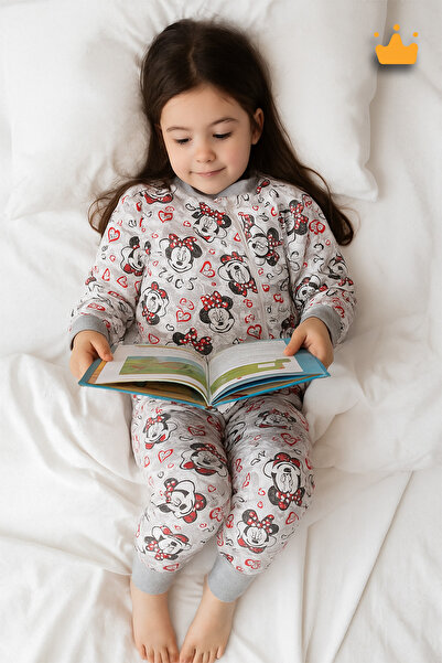 Begisa 2-8 Yaş 2.5 Tog Elyaf Dolgulu Çocuk Uyku Tulumu Minnie Mouse 23504