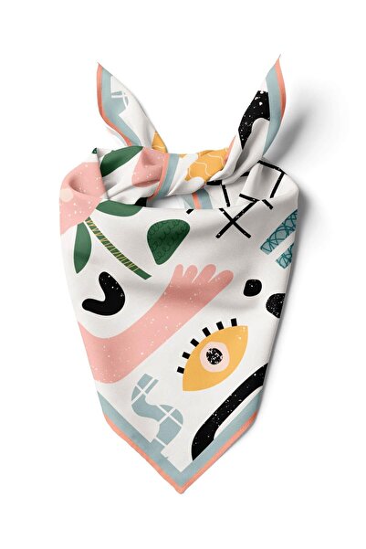 Modabutik G62 Geometri Deseni Bandana