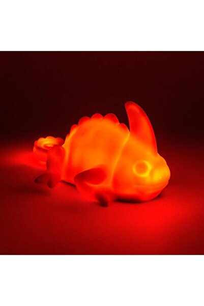 The Source Lampă ambientală Chameleon, își schimbă culoarea în funcție de mediul înconjurător, alimentată prin USB, 19x13x11 cm, plastic ABS
