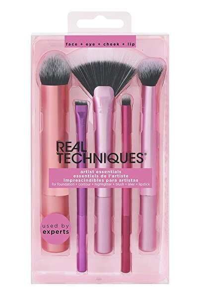Real Techniques مجموعة فرش المكياج الاساسية من ريل تكنيك - 5 فرش