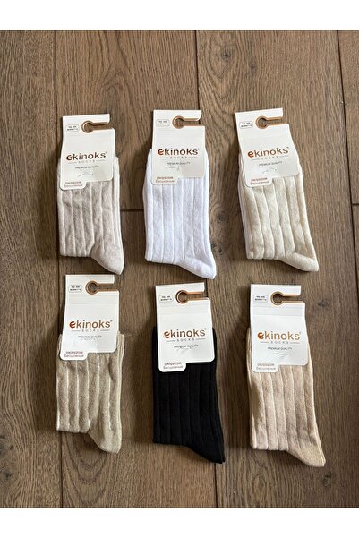 DRESSY LIFE 6-пакет безшевни, подходящи за пране сезонни детски чорапи, унисекс чорапи