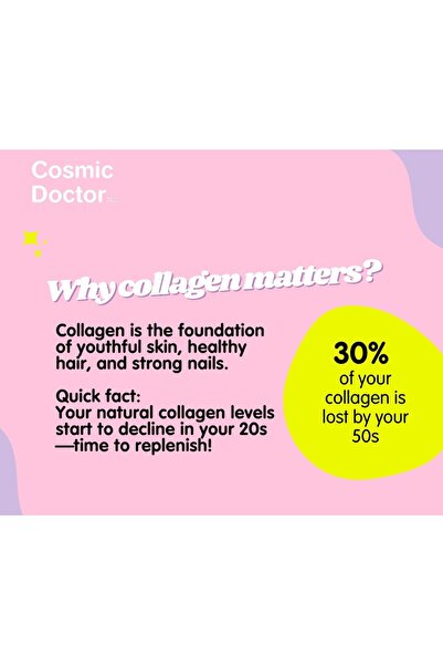 Cosmic Doctor Collagen Supplement — Spicy Chocolate Flavour, 5000mg Collagen, Turmeric, Peruvian Maca, Ginger