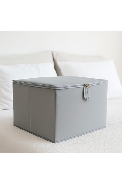 Venita Home Zippered Box Storage – Foldable Storage and Organization Box with Zipper