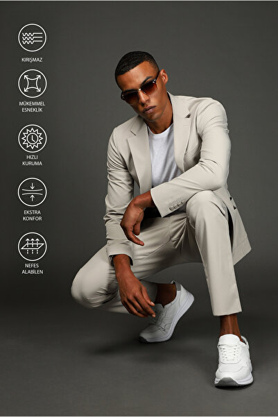 Kiğılı Costum clasic Techno-Line 7 Drop Super Slim Fit Extra Dar Croială