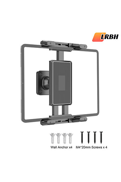 Choice حامل حائط للكمبيوتر اللوحي، حامل كمبيوتر لوحي يدور 360 درجة، قاعدة قوية، متوافق مع حامل الحائط في المطبخ ...