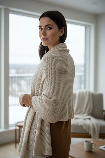 Onur Şal - Harika Bir Ürün İster Günlük İster Abiye Üzerine Kışlık Şal Dokuma...