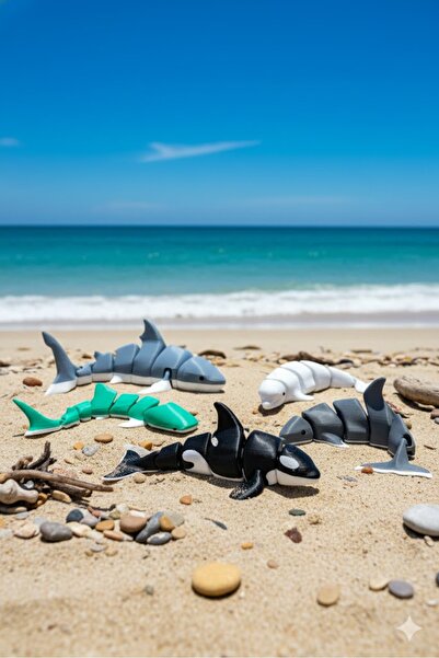 R&D Robotics Pasifik Balık Koleksiyonu - Hareketli Eklemli Figürler - 5'li Fi...