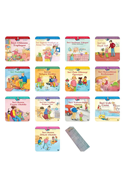 TÜRKİYE İŞ BANKASI KÜLTÜR YAYINLARI İnci İle İlk Okuma Kitabım Serisi 13 Kita...
