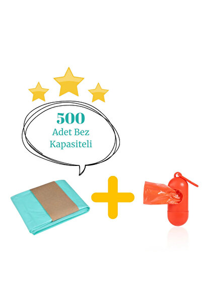 Korbell 16l Çöp Kutuları Ile Uyumlu - 1 Paket 500 Adet Bebek Bezi Kapasiteli Paket Yerli Çöp Poşeti