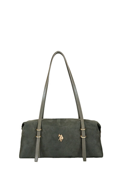 U.S. Polo Assn. حقيبة كتف نسائية كاكي Us26311