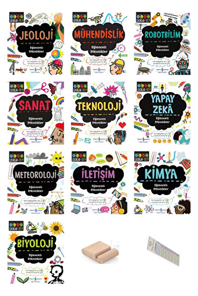 TÜRKİYE İŞ BANKASI KÜLTÜR YAYINLARI 8-12 Yaş Eğlenceli Etkinlikler STEM Kitap...