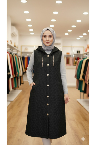 Hanım Zade Butik Hanım Zade Büyük beden kapitone yelek