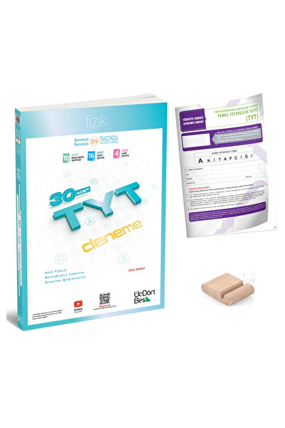 Üç Dört Beş Yayıncılık TYT Fizik Deneme / 30 Branş Deneme ÜçDörtBeş - 345 / Y...