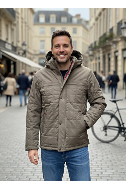 dml giyim Seyyar kapişonlu kaban