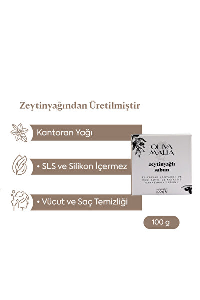 Oliva Malia 5 X Zeytinyağlı Katı Sabun Kantaron Ve Keçi Sütü Ilaveli