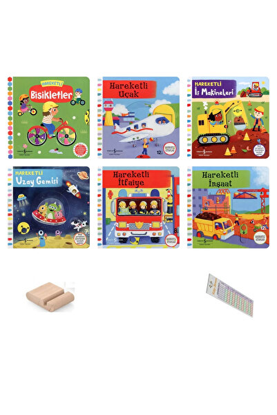 TÜRKİYE İŞ BANKASI KÜLTÜR YAYINLARI 0-2 Yaş Hareketli Kitaplar Serisi  6 Kita...