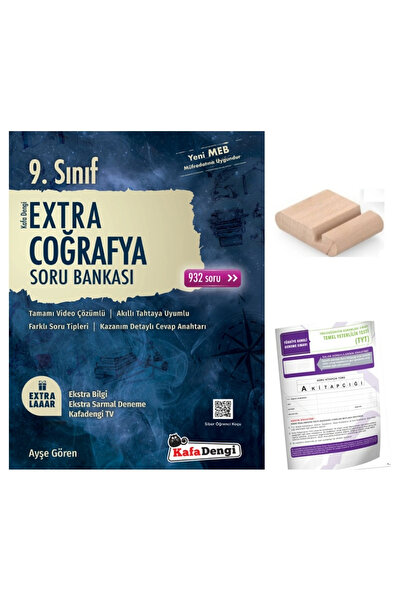 Kafa Dengi Yayınları 9. Sınıf Coğrafya Extra Soru Bankası - YENİ MÜFREDAT+Tel...