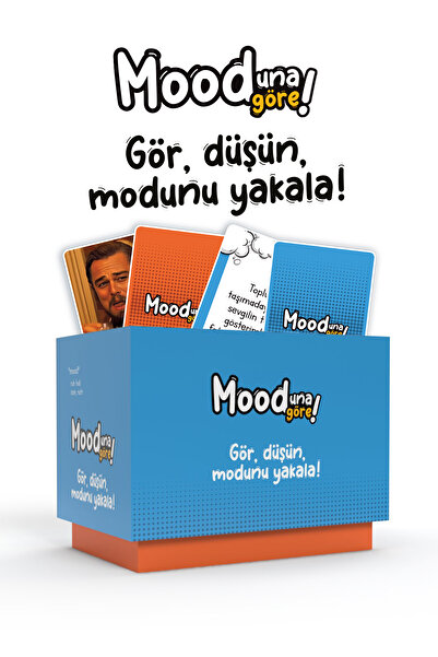 Zigzag Mooduna Göre - Komik Mood Oyunu | Arkadaş & Aile İçin Kutu Oyunu | Kart Oyunu | 216 Kart