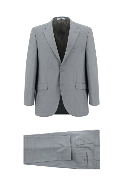 Kiğılı Relaxed Fit Rahat Kesim Yünlü Klasik Takım Elbise