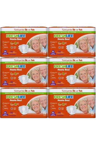 Freshlife Adult Diaper with Waist Band XL - Extra Large - Extra Large 180 Pie...