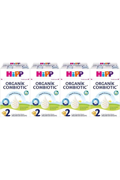 Hipp Organik Combiotic Devam Sütü 600GR No:2 (6-12 Ay) (4 Lü Set)