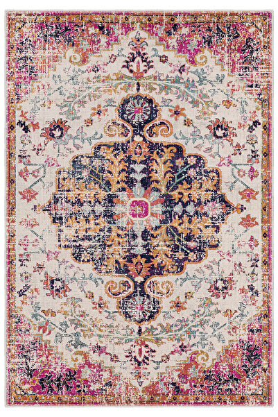 Homefesto Dekoratif Özel Tasarım Yıkanabilir,İnce, Kaymaz Tabanlı, Modern Halı KECE-FR44