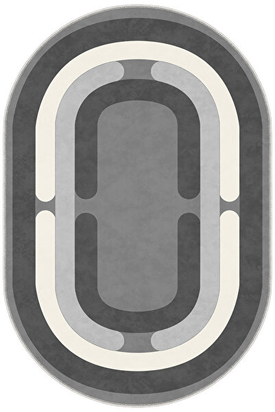 Homefesto Modern Dekoratif Yıkanabilir Kaymaz Taban Halı – İnce, Yumuşak Salo...