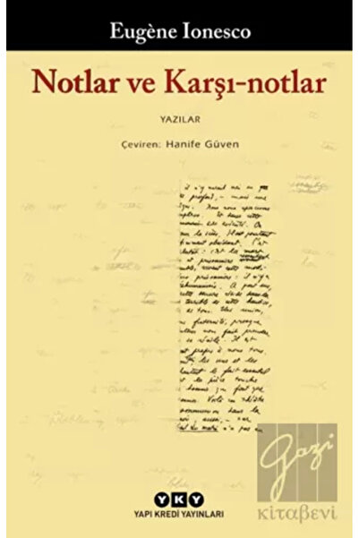 Yapı Kredi Yayınları Notlar Ve Karşı-notlar
