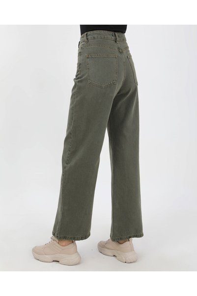 vl vellichor Plus Size Women's Pants - Green