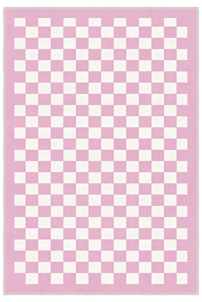 Homefesto Dekoratif Özel Tasarım Yıkanabilir,İnce, Kaymaz Tabanlı, Modern Halı