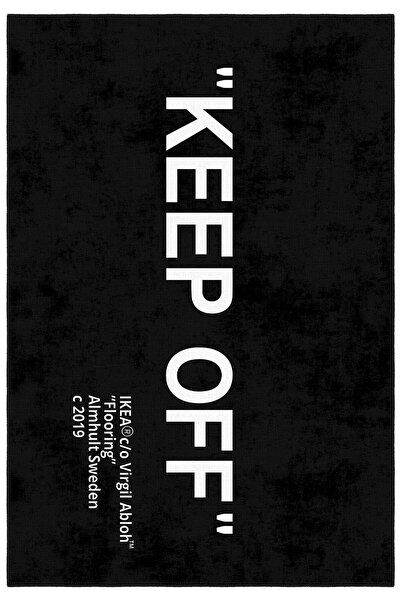 Homefesto Dekoratif Özel Tasarım Yıkanabilir,İnce, Kaymaz Tabanlı, Modern Halı