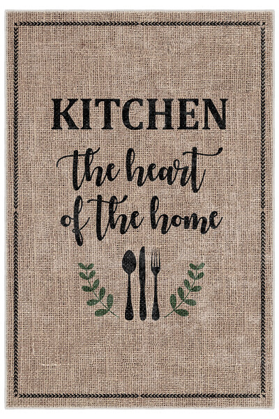 Homefesto Mutfak Halısı, Yıkanabilir Şönil, Kaymaz Dokuma Taban, Leke Tutmaz,...