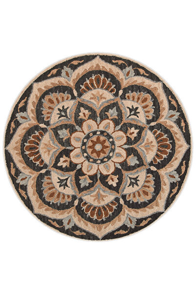 Homefesto Dekoratif Pamuklu Dokuma Taban Ince Modern Yıkanabilir Leke Tutmaz Makine Halısı