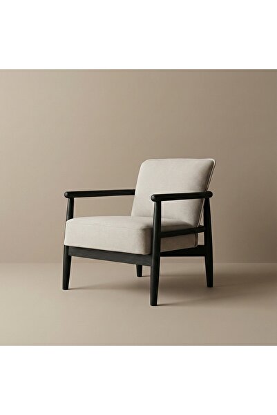 nesia İcon Ahşap Berjer Masif Tekli Koltuk