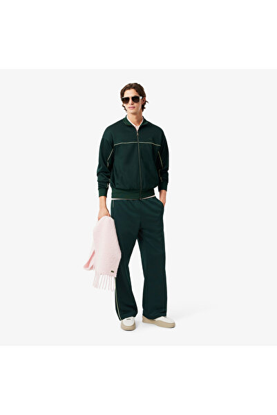 Lacoste بنطال رياضي فضفاض من الساتان - XH5685-00-YZP