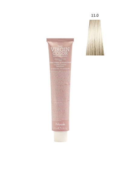 Nook Virgin Color Profesyonel Saç Boyası 100ml -Ekstra Açık Doğal Nötr Sarı(1...