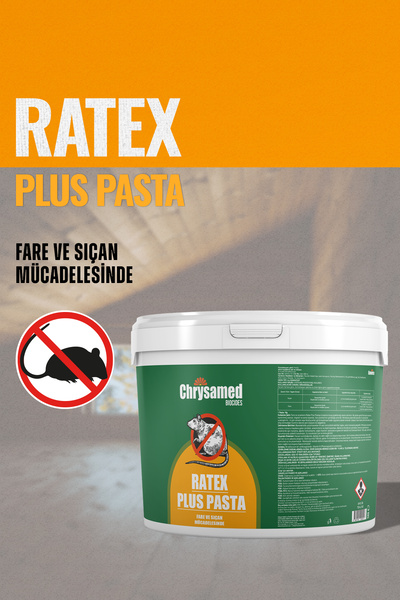 Chrysamed Ratex Plus Pasta Fareler ve Sıçanlar İçin 5 kg.