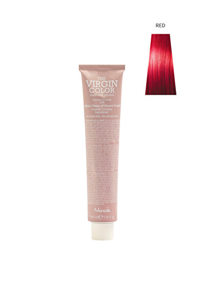 Nook Virgin Color Profesyonel Saç Boyası 100ml-Kırmızı Yoğunlaştırıcı/Ateş Kı...