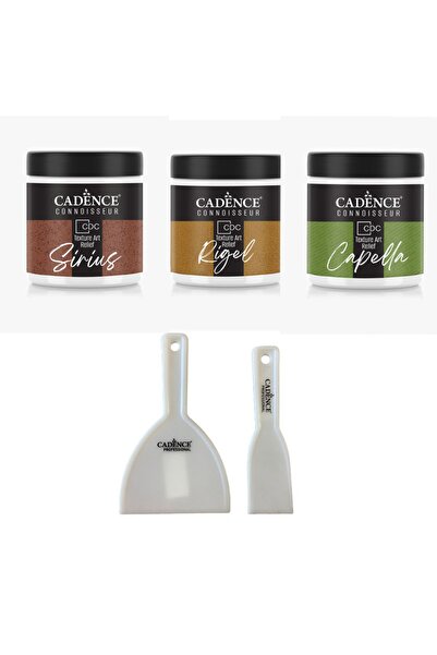 Cadence Boya Doku Sanatı Rölyef Pasta 3'lü Set Capella , Rigel, Sirius